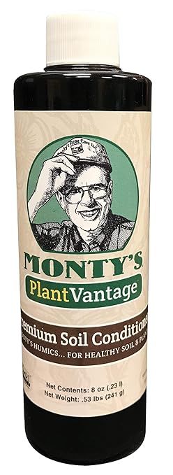 PlantVantage Liquid Soil Conditioner with Humic Acid – Soil Activator for Plants, Organic Amendment for All Soil Types, Improves Plant Nutrients Uptake, Moisture Retention & Microbial Activity – 8 oz