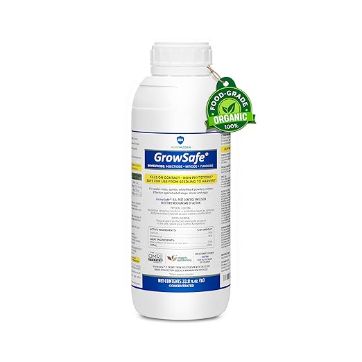 AgroMagen, GrowSafe Bio-Pesticide, Organic and Natural Miticide, Fungicide and Insecticide (33.8 fl.oz)