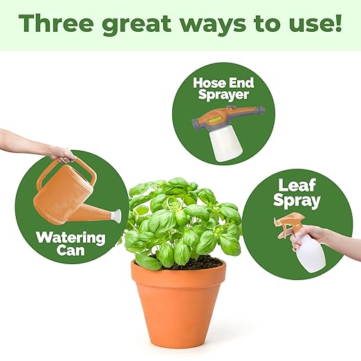 Vegan Fertilizer for Vegetable Gardens, Works Great for All Types of Plants, Liquid Fertilizer by TPS Plant Foods, 32 oz (1 Quart)