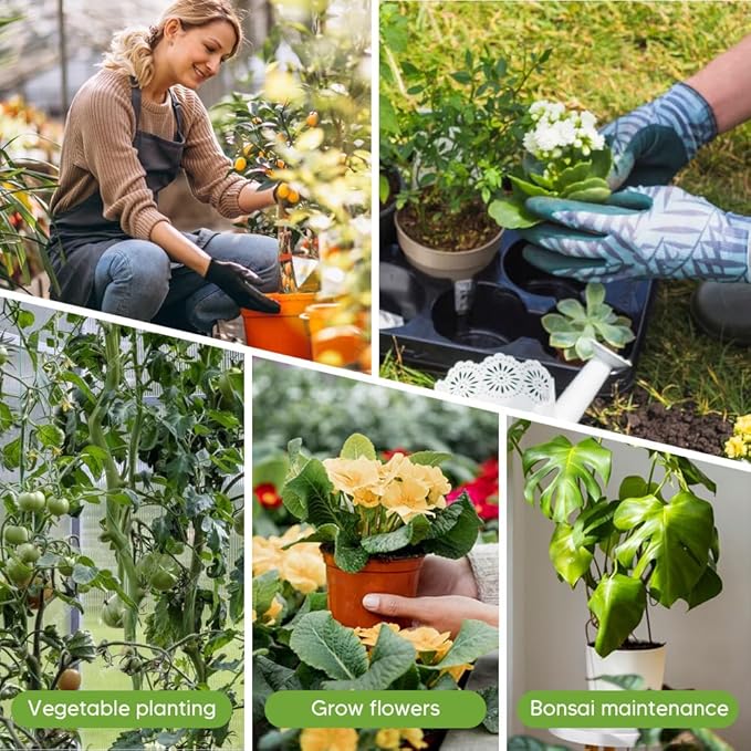 5 Pack Stackable Monstera Plant Support, Garden Plant Stakes for Indoor Outdoor Plants, Climbing Plant Support Structures Moss Pole Monstera Plant Holder Sticks Support Tall Potted Plants (5 Pack)