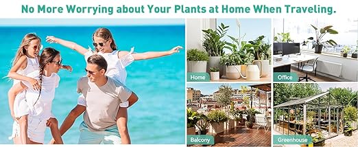 WiFi Smart Automatic Watering System for Indoor Potted Plants, Drip Irrigation Kit Remote Control,Delay Watering Mode,with Pump.