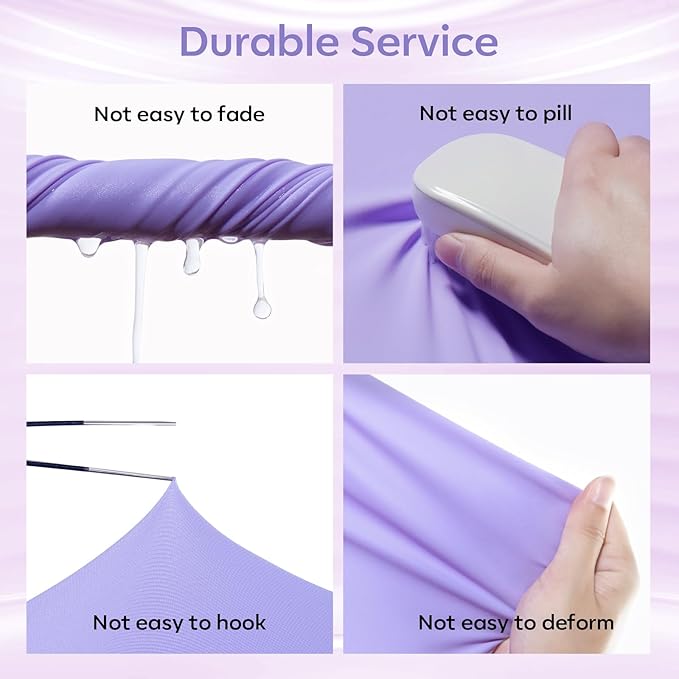 modelones UV Gloves for Gel Manicures, Professional UPF99+ Anti UV Protection Gloves for Gel Nail Lamp (Purple)