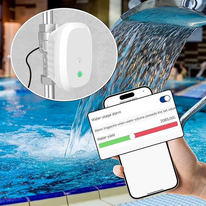 FRANKEVER DN20 Smart Water Valve 3/4 Smart Water Management System WiFi Remote Control Faucet Timer for Hose, Sprinkler Water Timer Auto Watering for Plants ,Compatible with Alexa,Google (DN20(3/4"))