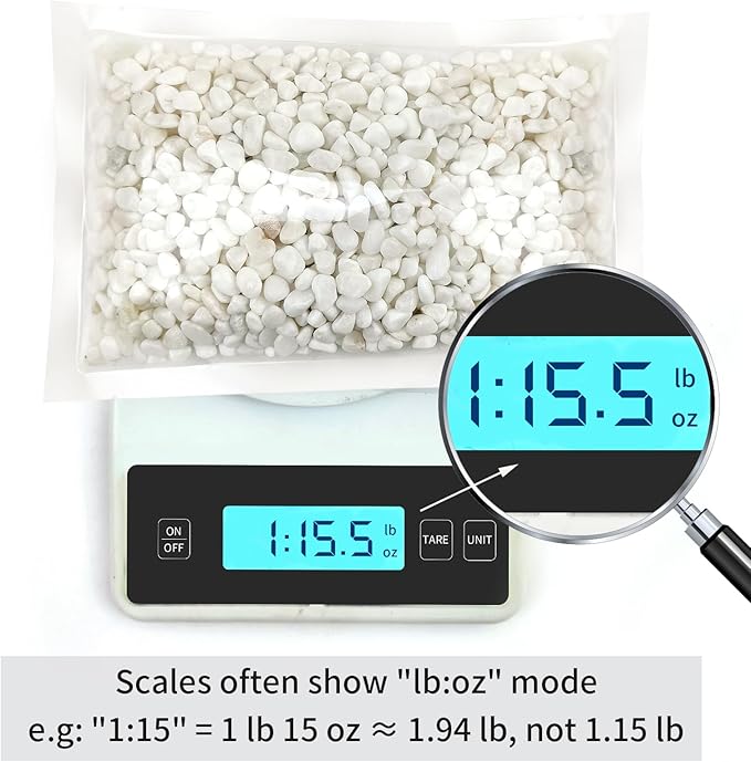 FANTIAN 2 Pounds White Pebbles for Indoor Plants, 3/8 Inch Polished White Rocks, Decorative River Rocks for Potted Plants Vase Cactus Bird Bath and Outdoor Garden Landscaping