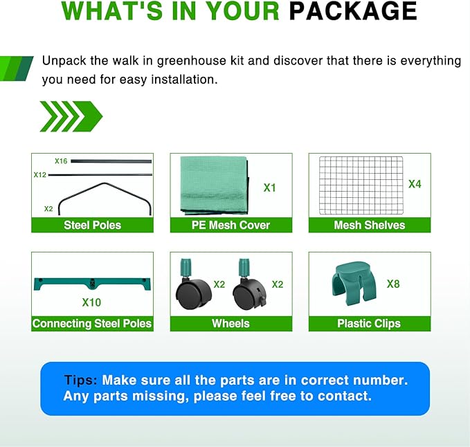 Yesker Mini Greenhouse 27"x20"x63" Portable Indoor / Outdoor Small Green House with 4 Tier 4 Shelves Wheels Thicken PE Cover Compact Greenhouses Kit for Winter Gardening Balcony Patio Backyard, Green
