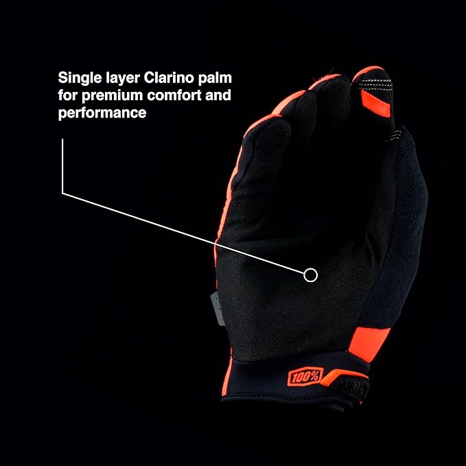100% BRISKER Cold Weather Motocross & Mountain Bike Gloves - Warm Winter MTB & MX Powersport Racing Protective Gear