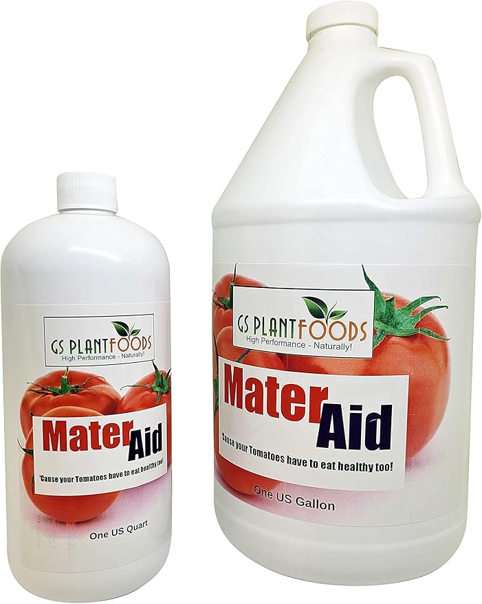 MaterAid Tomato Fertilizer - Organic Plant Food for Feeding & Growing Tomatoes (1 Quart)- Tomato Food Suitable for All Your Tomatoes
