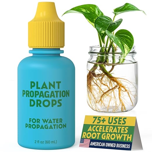Rooting Drops for Plant Propagation | Promotes Faster, Stronger Root Growth | Propagation Drops for Water, Soil, Moss, & More! Supports Plant Health During Repotting | for All Your Props & Cuttings