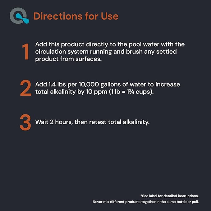 MAV AquaDoc Pool Alkalinity Increaser - 5lb - Sodium Bicarbonate Alkalinity Increaser for Swimming Pools - pH Increaser - Pool Chemicals Made in USA