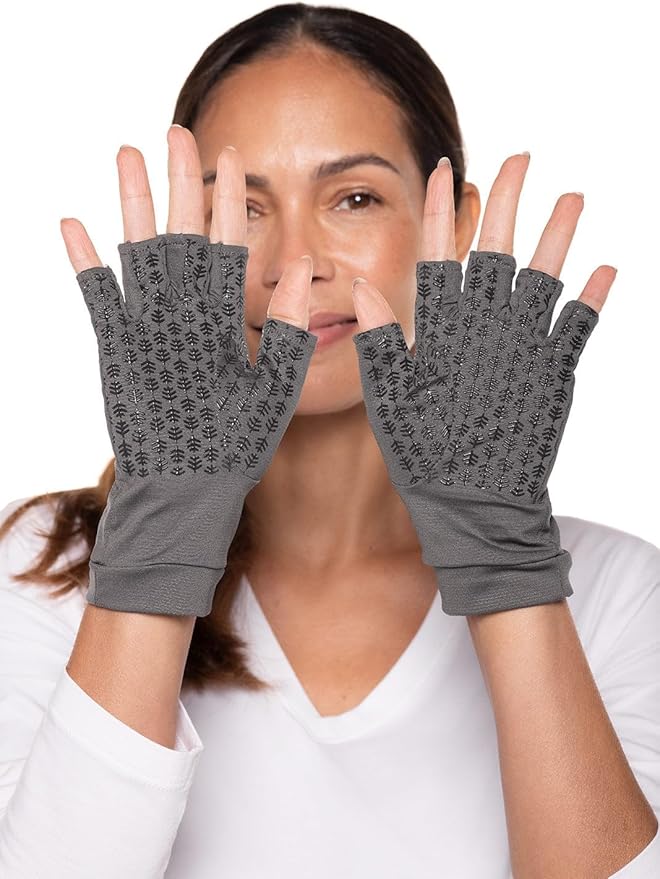Coolibar Fingerless UV Sun Gloves - UPF 50+ Sun Protection - Ouray