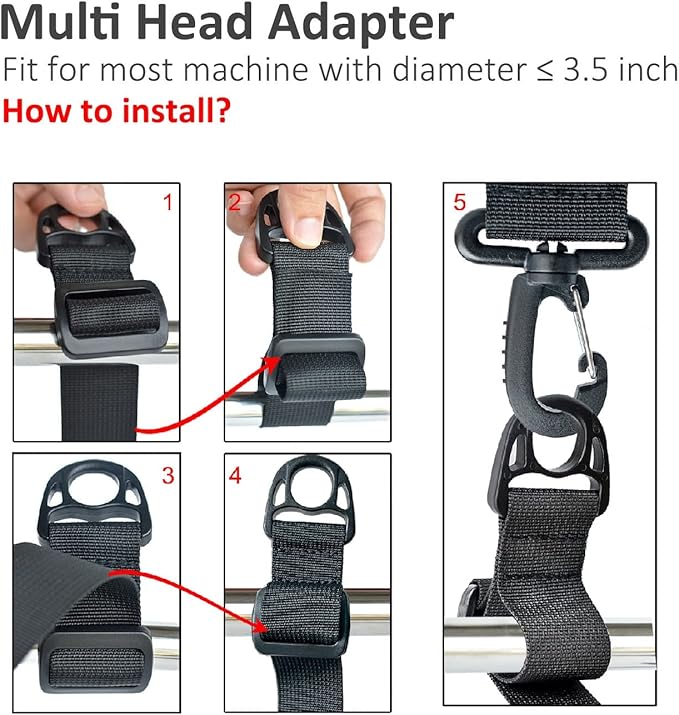 Trimmer Shoulder Strap Universal for Weed Eater Brush Cutter Harness Compatible with EGO String Trimmer, Leaf Blower
