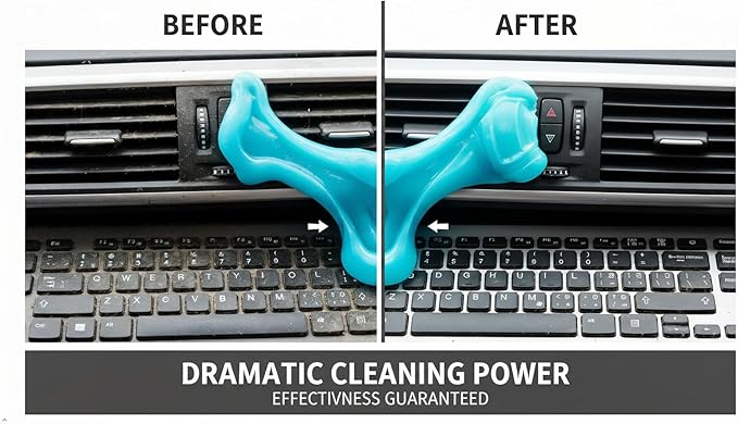 Car Cleaning Gel Clean Putty Car Interior Cleaner Slime Auto Detail Tools Kit Supplies Car Accessories Christmas Stocking Stuffers Gifts for Men Women White Elephant Gifts Adults Teens