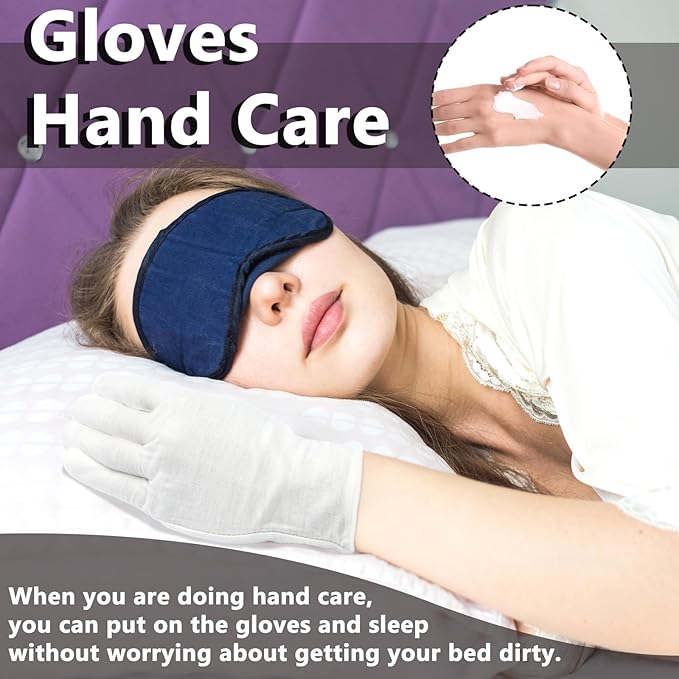 12 Pairs White Cotton Gloves Soft Cloth Dust Hand Gloves Work for Men Women Art Crafting Handling, Eczema, BBQ, Coin Jewelry Watch Inspection, Dry Hands Sleeping, Archival, X-Large