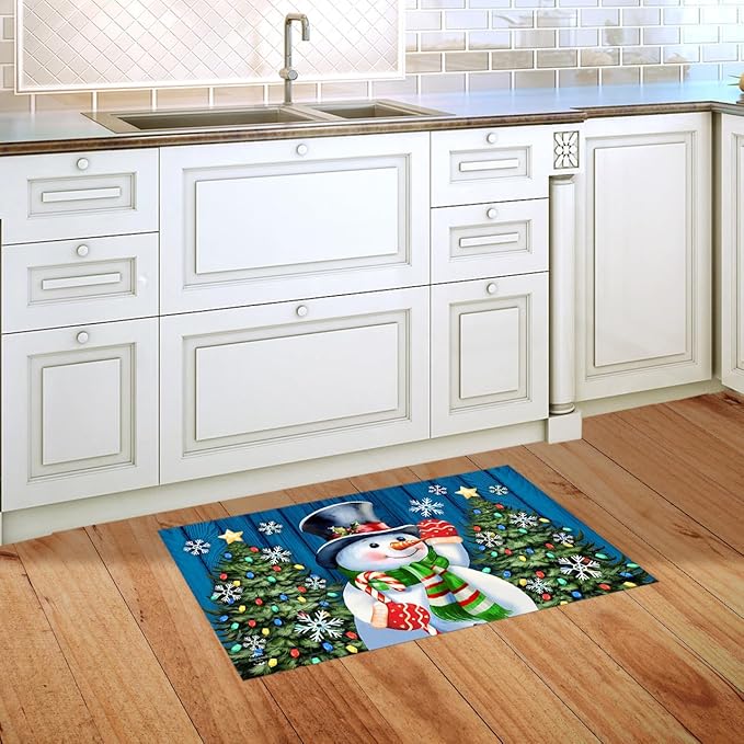 Briarwood Lane Candy Cane Snowman Doormat