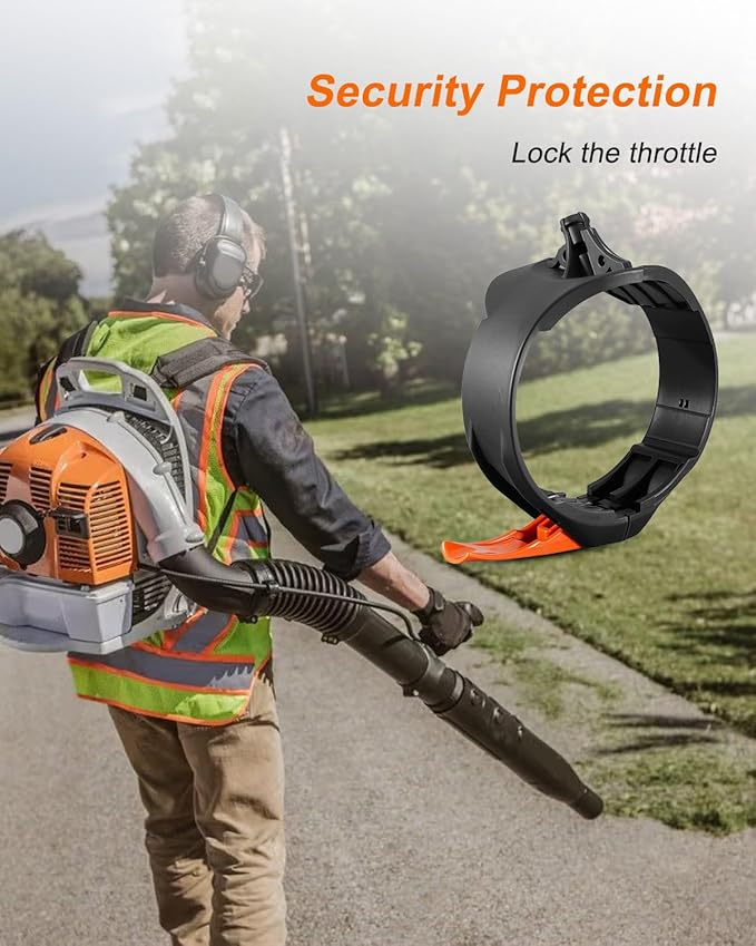 Throttle Support Lock Lever Fit for Stihl 4282-790-0700 4282 740 5300 BR700 BR450 BR800X BR800 Leaf Blowers, Backpack Blower Handle Support Throttle Band Clamp Bolt Lever Kit