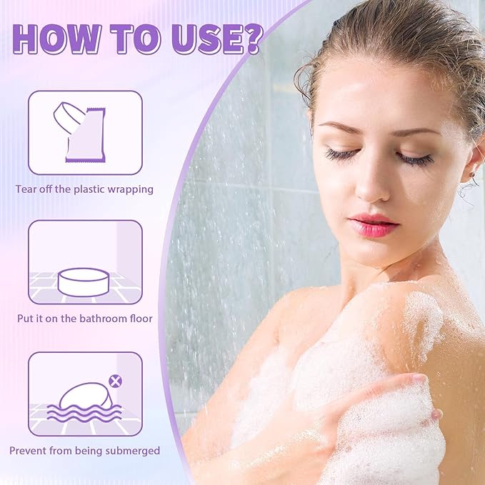 SeasonBliss Shower Steamers 24 Pack, Shower Tablets, Natural Ingredients, 8 Different Scents, Individually Wrapped Shower Steamer, Christmas Presents for Mom, Friends