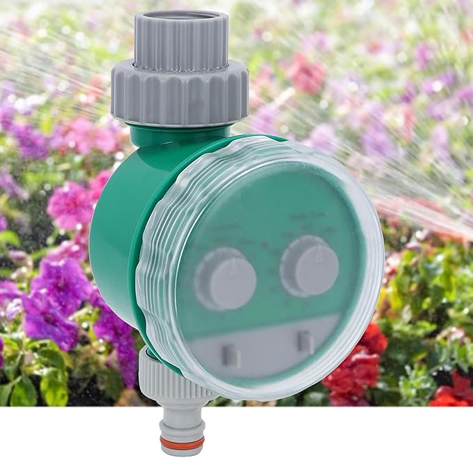 Electronic Garden Water Timer Automatic Irrigation Controller Smart Watering System for Home Lawn Plants ABS Black 6.5x3.7in