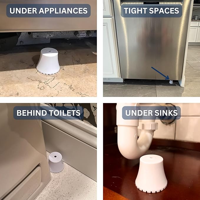Flood Buzz Small Water Leak Alarm 6-Pack | Ready to Use Right Out of The Box, No Setup Required