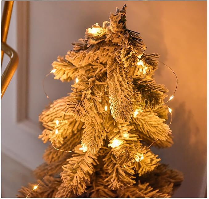 Sokelinn-six 2m 20 LEDs Fairy String Lights, USB Powered String Light for Desk Office Christmas Tree Party Decoration (Warm, 2)