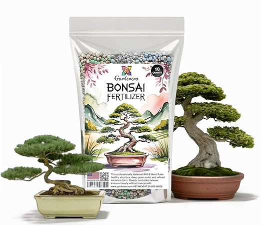 𝐁𝐄𝐒𝐓𝐒𝐄𝐋𝐋𝐄𝐑 Bonsai Fertilizer Pellets – Slow-Release Bonsai Tree Fertilizer & Food for Compact Growth, Dense Branching & Healthy Roots | Ideal for All Bonsai & Money Trees - 10 QUARTS