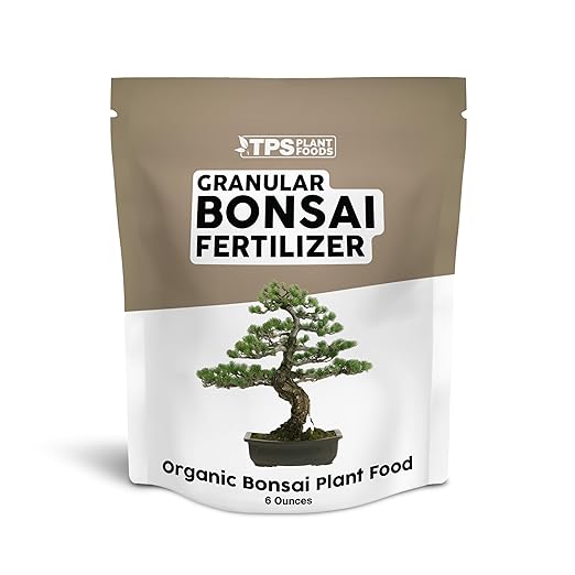 Bonsai Fertilizer, Organic Slow Release Dry Granular Plant Food for Bonsai Trees (6 Ounces)