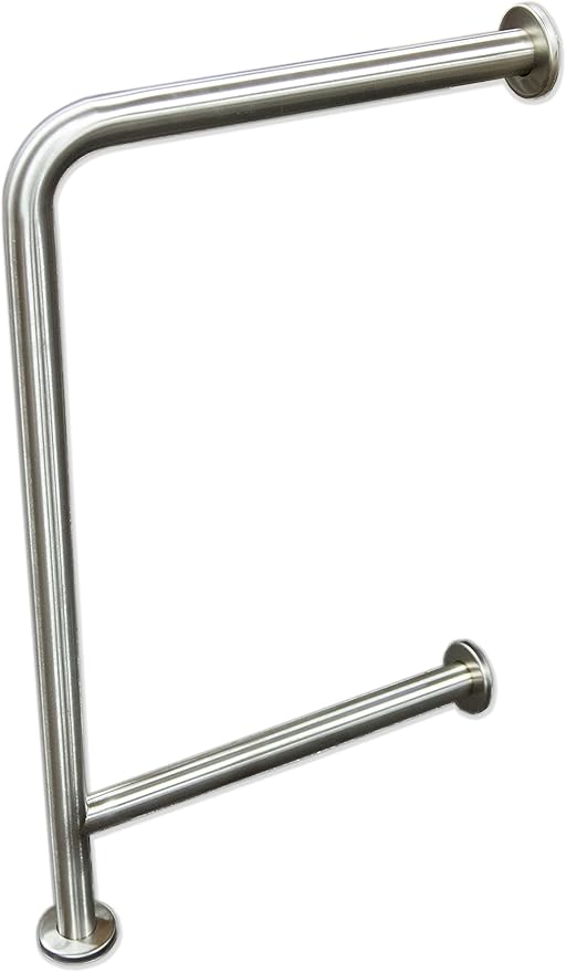 Wall to Floor Grab Bar for Drinking Fountains