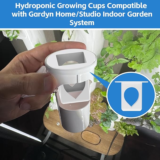 Grow yCube Cups for Gardyn – Hydroponic Growing Cups, Compatible with Gardyn Home Indoor Garden System (10 Pack)