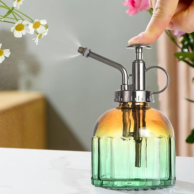 Style 3 Vintage Plant Mister, 200ml Bronze Top Spray Bottle for House Plants