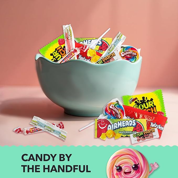 Bulk Candy Variety Pack - 10 lb - Candy Bulk - Bulk Individually Wrapped - Assorted Mix - Lollipops, Hard Candies, Fruity Candies - Dulces - Easter- Big Bag of Sweets for Party Favors
