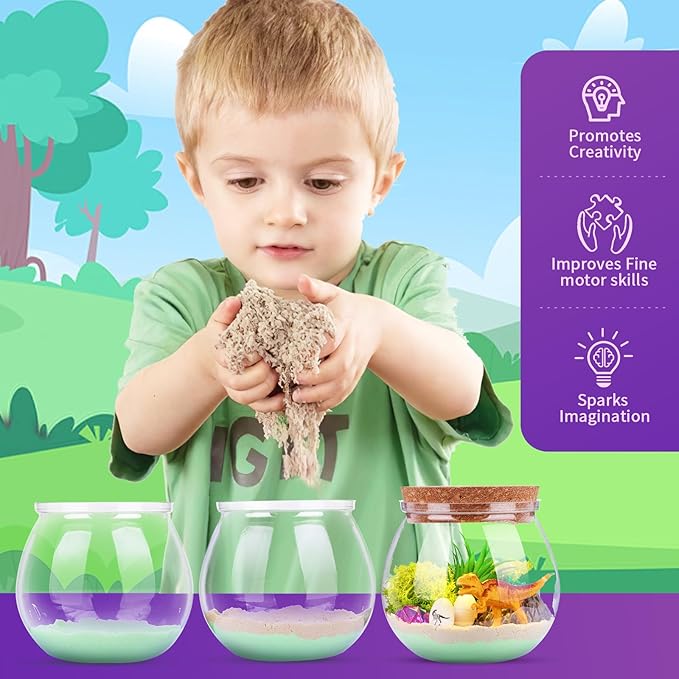 Envyvip Dinosaur Gifts for Boys 4-12 Years Old, Dinosaur Crafts Kit for Kids, Light Up Decoration with Remote - Arts and Crafts for Kids, Birthday Gifts Toys for Boys Age 4 5 6 7 8 9 10 11 12