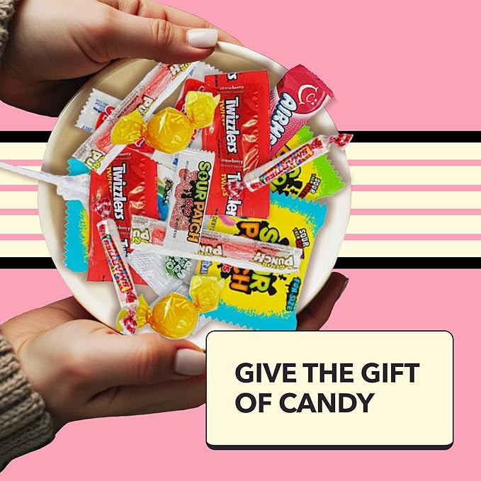 Bulk Candy Variety Pack - 1 lb Bulk Candy Individually Wrapped - Assorted Mix Candies - Lollipops, Hard, Fruity - Dulces - Big Bag for Party Favors - Easter Candies