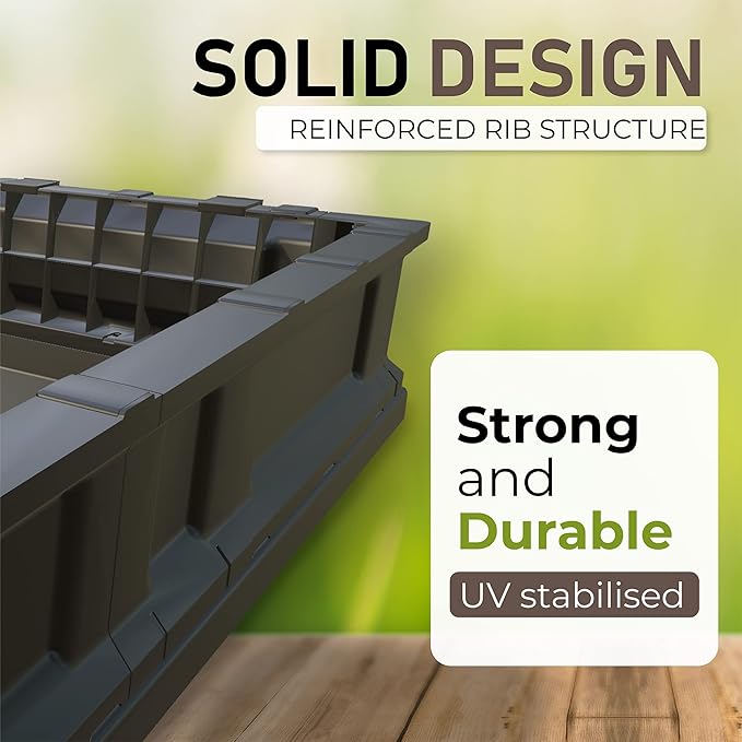 Vegepod - Raised Garden Bed - Self Watering Container Garden Kit with Protective Cover, Easily Elevated to Waist Height, 5 Years Warranty (Small)