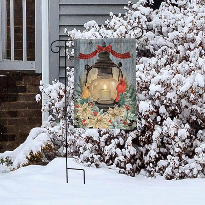 Briarwood Lane Warm Winter Candle Garden Flag
