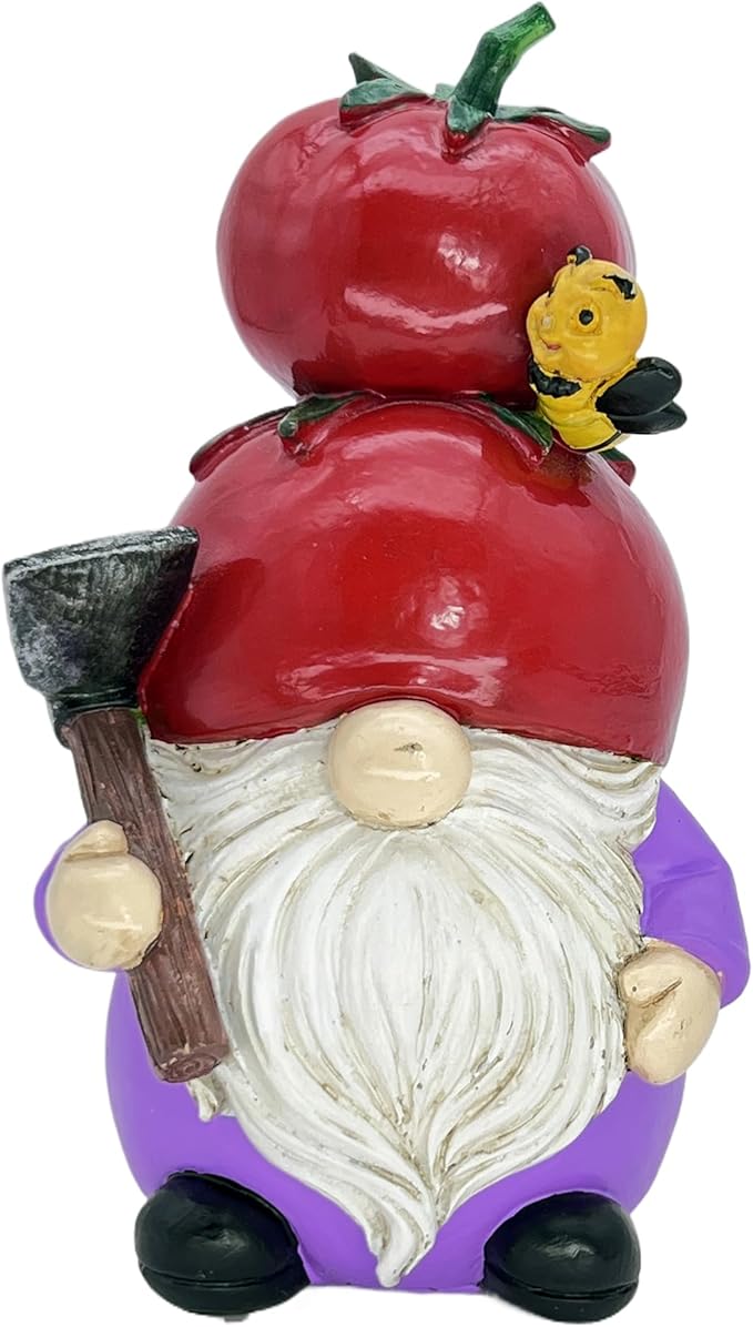 Tomato Gnomes Decorations Decor Gifts Garden Statue for Home Figurines