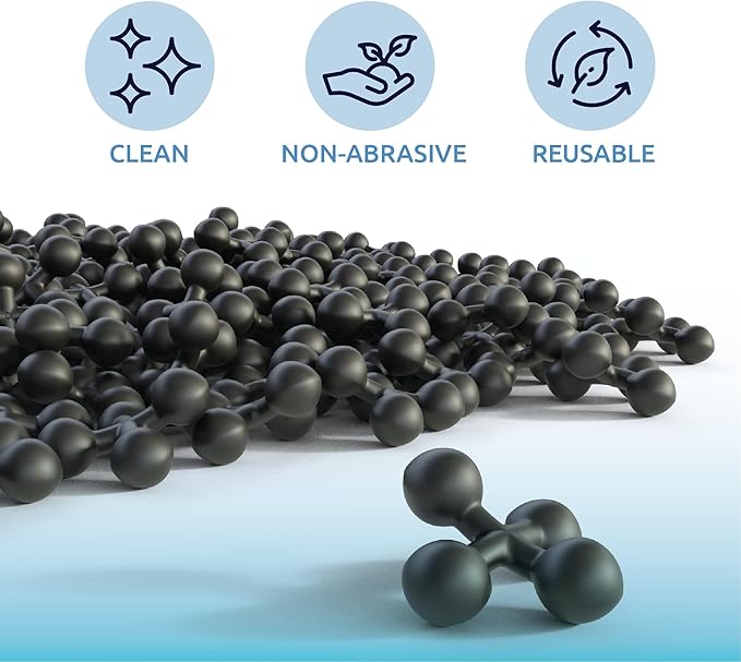 TetraBase Hydroponic Grow Media 1 Liter Bag | Reusable, pH Neutral, Non-Porous, Clean, Interlocking. Deep Water Culture DWC and Recirculating Deep Water Culture RDWC Grow Media (1 Liter)