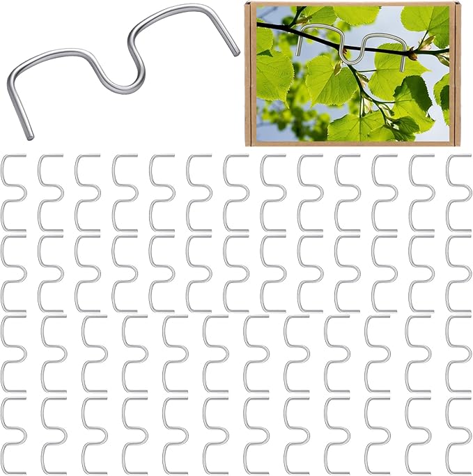 50 Pcs Fruit Tree Limb Spreaders Plant Tying Machine Puller Branchs Preaders Plum Tree Open Angle Pull Branch Stereotyped Tying Bending Farm Tools, M-5.12(Inch), Galvanized