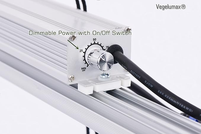 LED Grow Light Lamp for Indoor Plant Seedling Germination Vege Flower Growth,Full Spectrum CRI 90+ High Output White Light CCT 6500K,Isolated Dimming Driver with On/Off Switch,100 Watt,4Feet