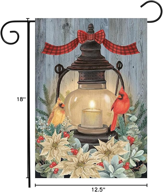 Briarwood Lane Warm Winter Candle Garden Flag