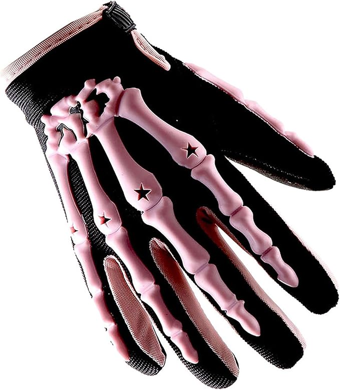 1Storm Youth Motocross Gloves Motorcycle BMX MX ATV Dirt Bike Bicycle Skeleton Cycling Kids Gloves