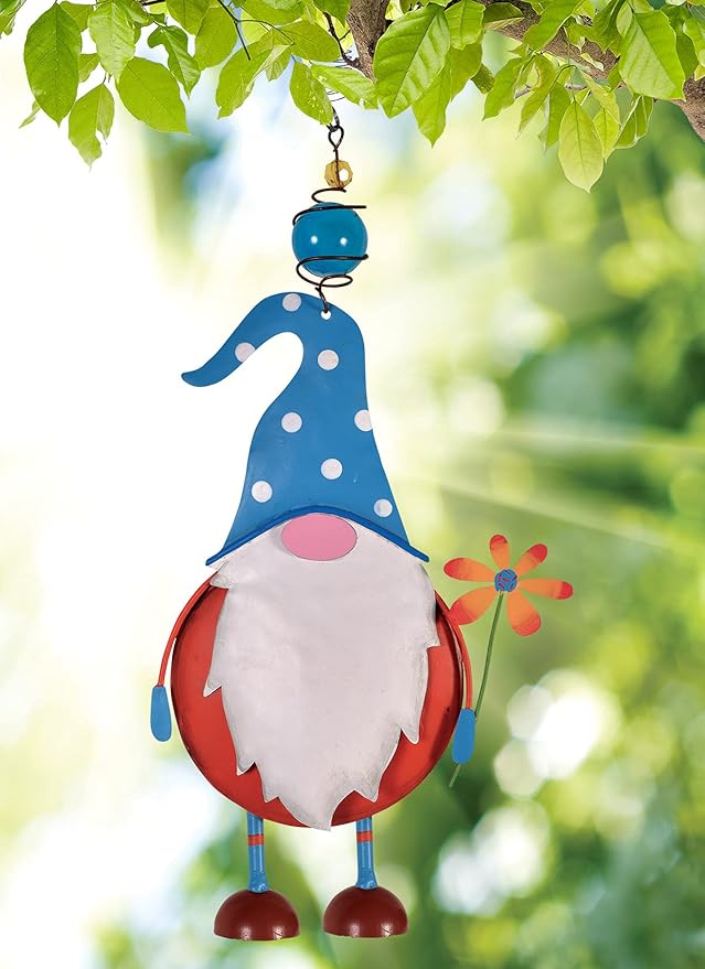 Sunset Vista Designs 93652 Collection-Hanging Garden Bouncy, Gnome, 17-inch Height