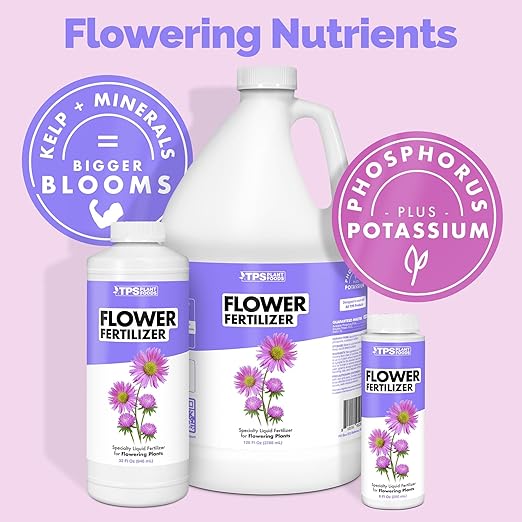 Flower Fertilizer, Flowering Plant PK Bloom Booster, Liquid Plant Food 128 oz (1 Gallon)