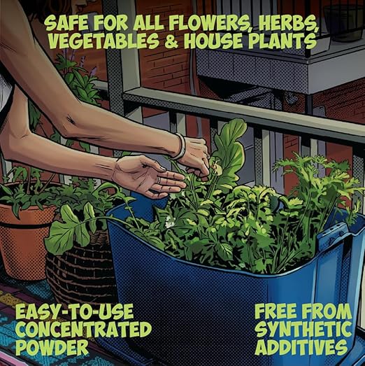 Kelp it Real Organic Seaweed Fertilizer for Plants - Makes 200 gallons - OMRI Listed - Vegan Certified - for Indoor Gardeners, Houseplants, Fruits, Vegetables, Hydroponics - (8oz)