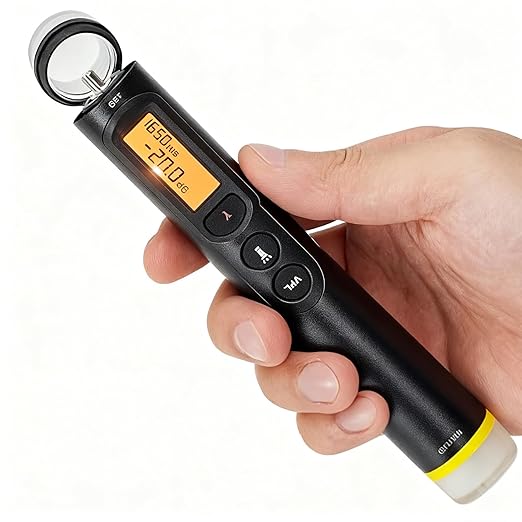 TFN 3-in-1 Fiber Optic Tester, 20KM Visual Fault Locator, Optical Power Meter with LCD Display and LED Light, Includes FC Male to LC Female Adapter for LC/FC/SC/ST