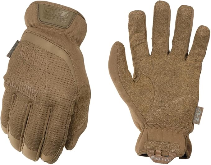 Mechanix Wear: FastFit Tactical Gloves with Elastic Cuff for Secure Fit, Work Gloves with Flexible Grip for Multi-Purpose Use, Durable Touchscreen Capable Safety Gloves for Men