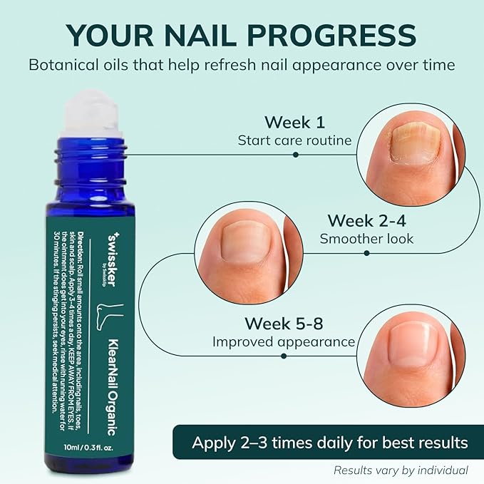 Swissklip Medi-Care Toenail Stick I KlearNail Treatment | Natural Solution for Healthy Nails I Suitable For Foot, Toe, and Fingernail I For Brittle Toenails – 10ml / 0.3 Fl. Oz. Pack 2 - Made in USA