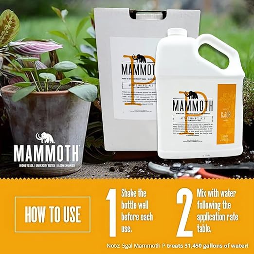 Mammoth P Bloom Booster & Enhancer - Plant Nutrients for Increased Growth & Yield (5-Gallon)