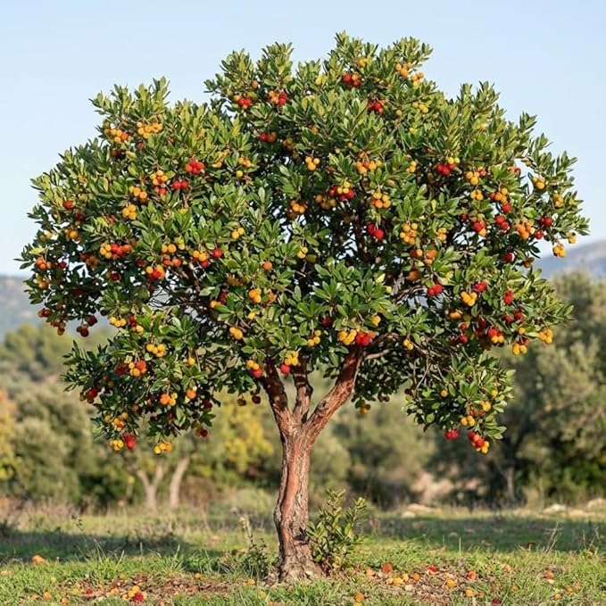 15+ Strawberry Tree Seeds (Arbutus unedo) – Exotic Fruit & Ornamental Evergreen Tree, Rare Flowering Madrone Seeds for Planting – by Jocadew