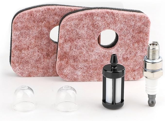 BG56 Air Filter Tune Up Kit for Stihl BG56C SH56 SH56C Leaf Blower Parts with Fuel Filter Spark Plug Prime Bulb