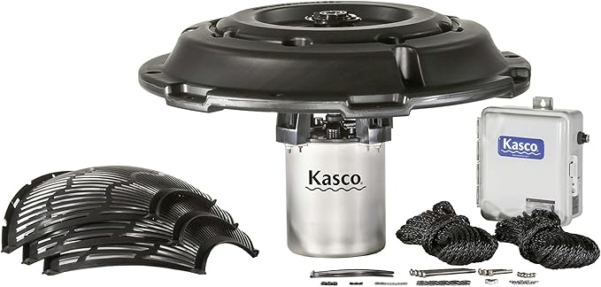 Kasco 1 HP J Series Decorative Fountain - 120V with 50 Ft Electric Power Cord | Pond and Lake Fountain | Efficient Pond Aerator Outdoor Fountain