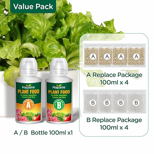 Hydroponic Nutrients, Comprehensive Nutrient Solution, Hydroponic Fertilizer, Hydroponics Solution, Universal Compatibility, User-Friendly 1000ml Liquid, Indoor/Outdoor Use, Green